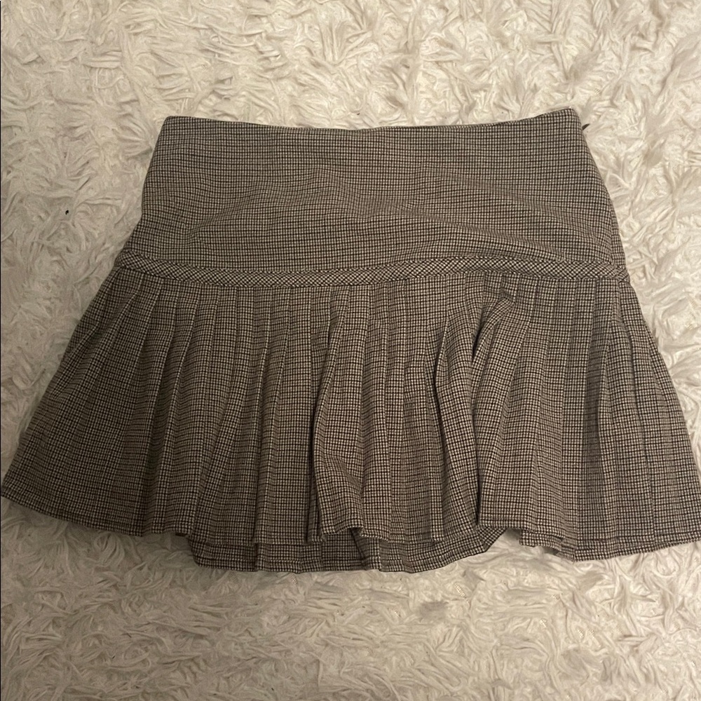 Kids' Houndstooth Pleated Skirt - Girls 12
